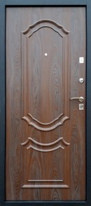 Входная дверь Венеция Покров, панель венге патина 3D