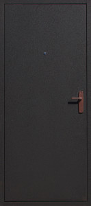 Дверь АМД-1 чёрный шелк